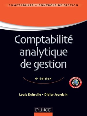 cover image of Comptabilité analytique de gestion--6ème édition